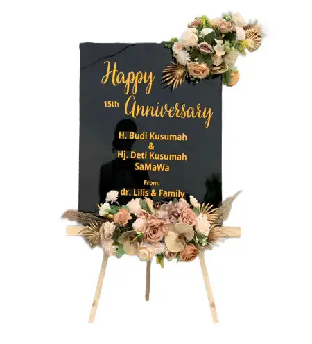 Papan Bunga Akrilik Gunung Mas