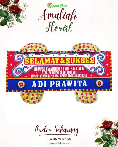Papan Bunga Ucapan Selamat Gunung Mas